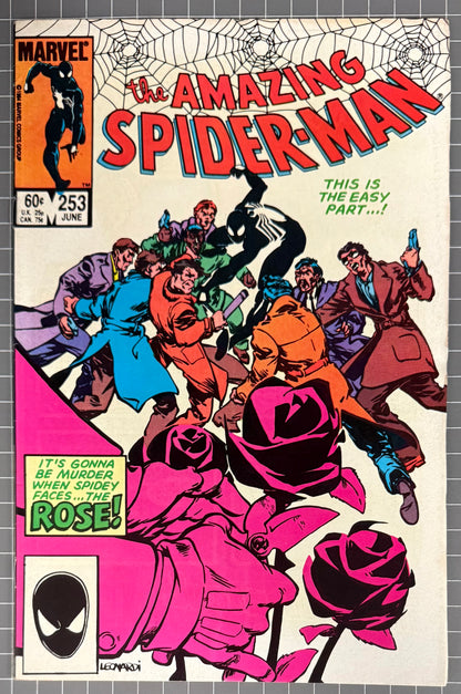 🔑 AMAZING SPIDER-MAN #253 [MARVEL COMICS] *1ST APP. THE ROSE* 1984 VF-