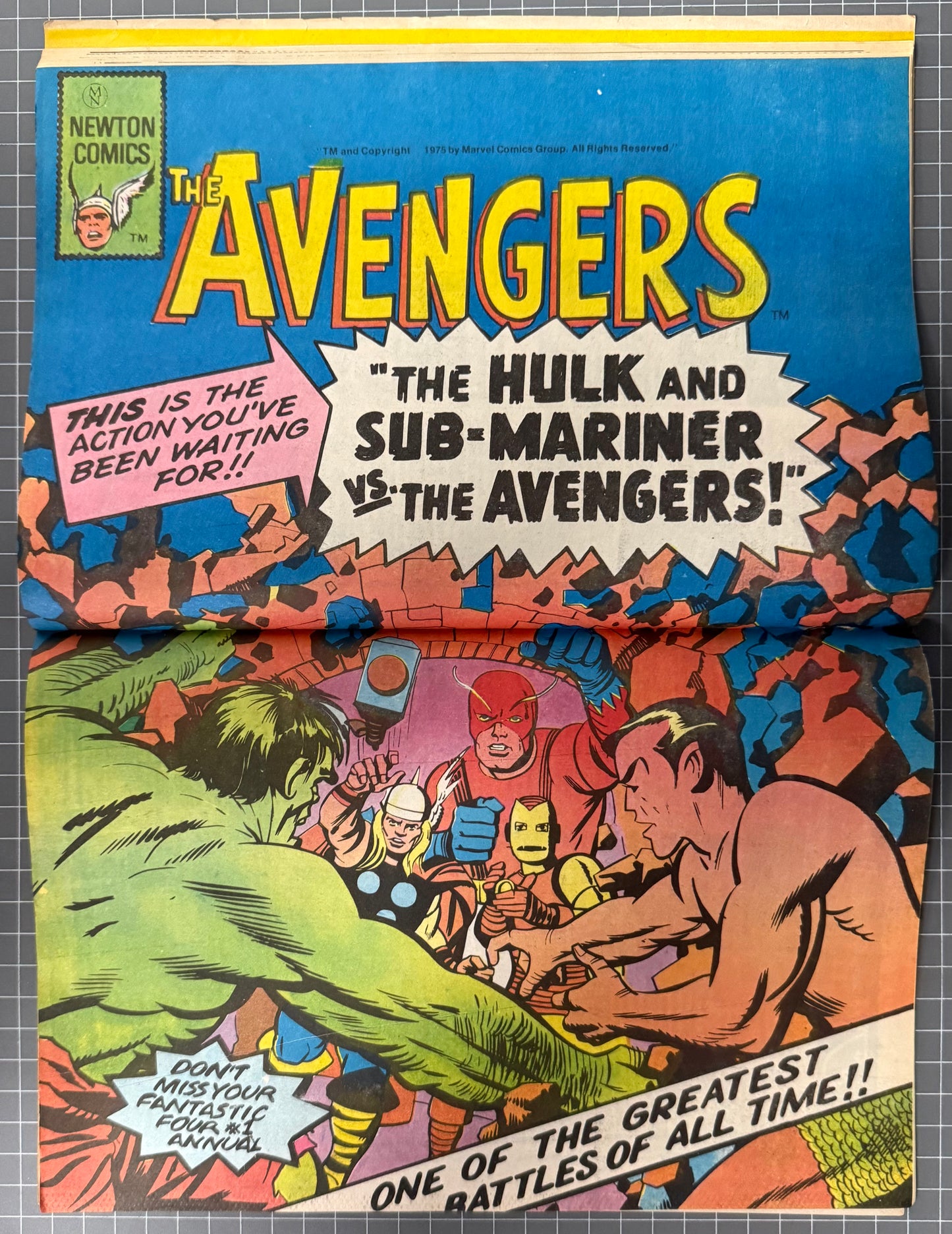 THE DEADLY HANDS OF KUNG FU #1 + POSTER [NEWTON COMICS] AUSTRALIAN 1975