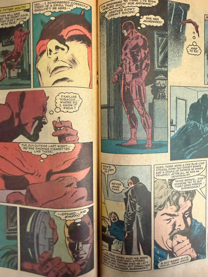 🔑 DAREDEVIL #220 [MARVEL COMICS] DIRECT *HEATHER GLEN'S DEATH* 1985 VG/FN
