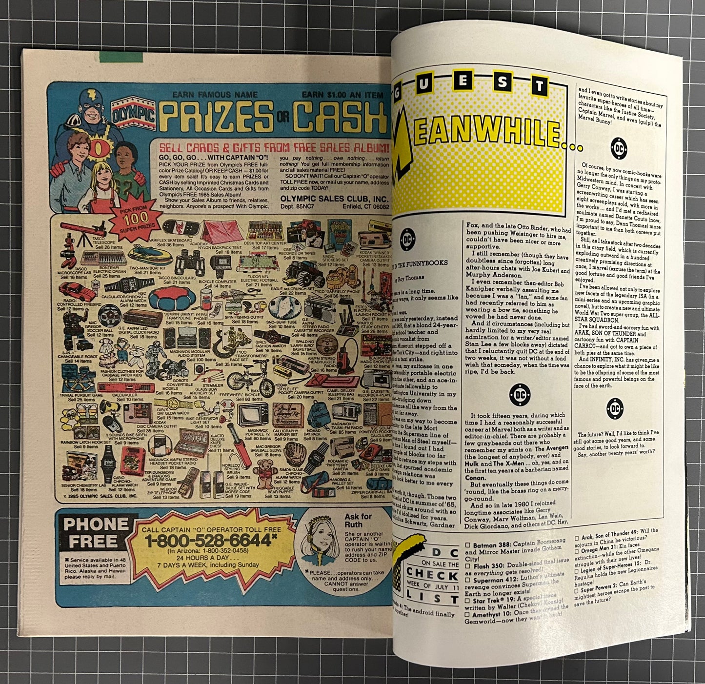 THE FLASH #350 [DC COMICS] DIRECT 1985 VF+
