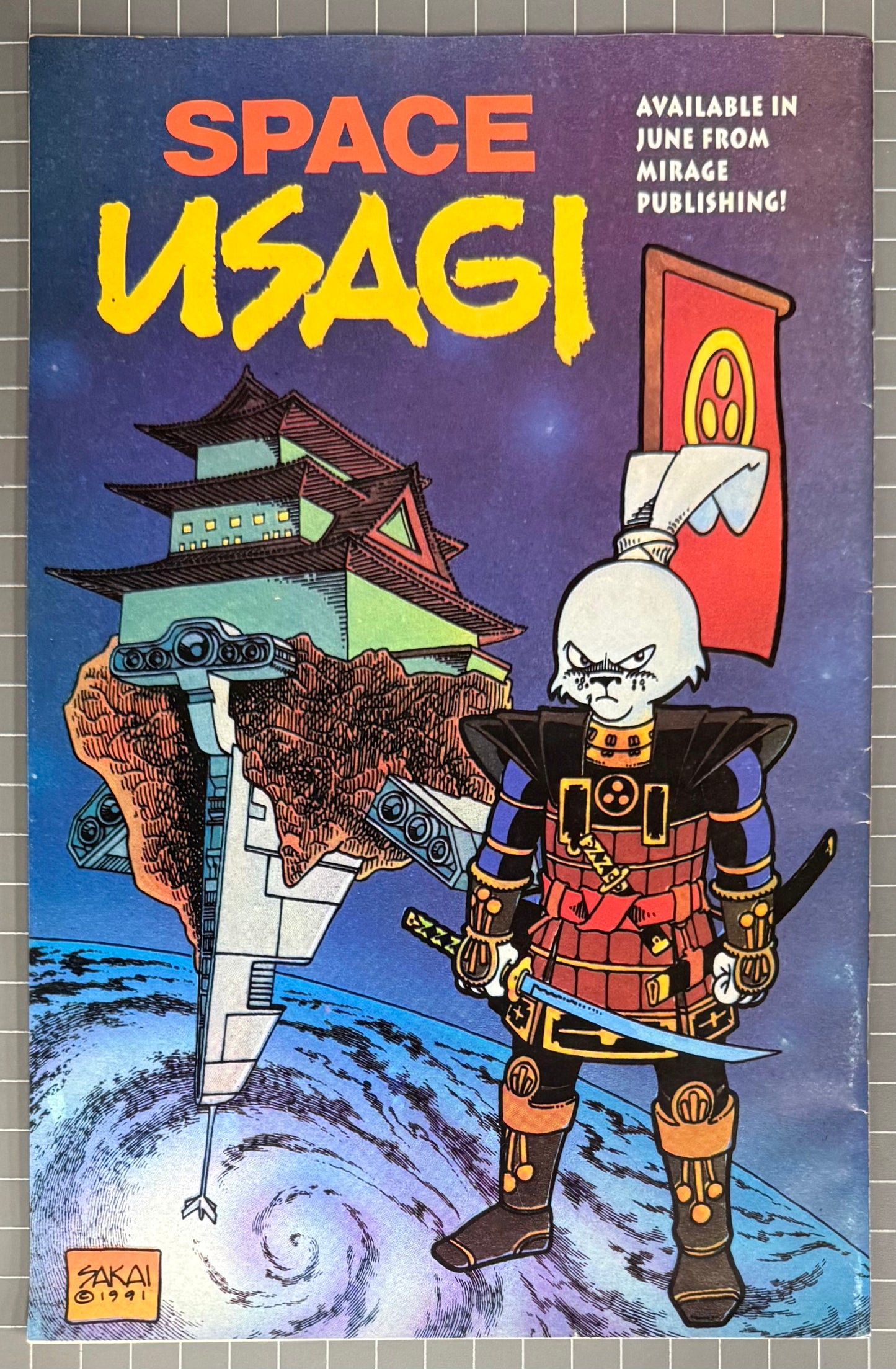 🔑 TEENAGE MUTANT NINJA TURTLES #47 (TMNT) [MIRAGE] *1ST APP. SPACE USAGI* 1992 FN