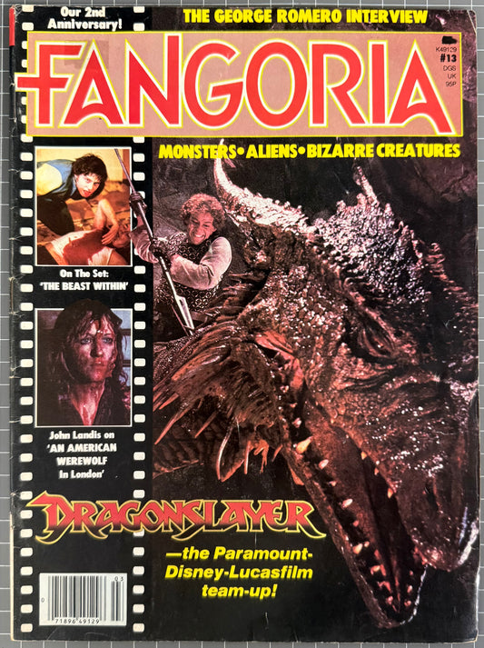 FANGORIA VOL. 1 #13 [O'QUINN STUDIOS] HORROR MAGAZINE 1981