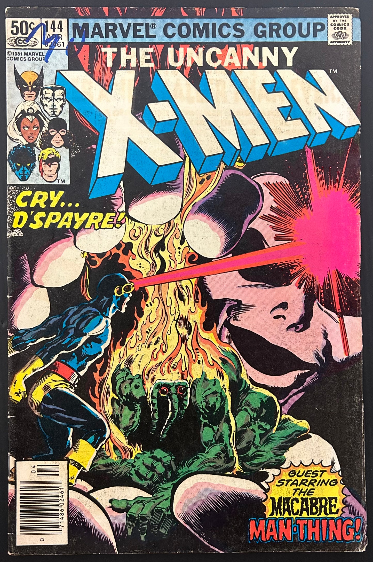 THE UNCANNY X-MEN #144 [MARVEL COMICS] 1981 VG/FN