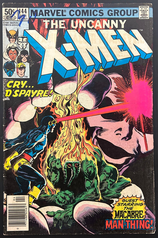 THE UNCANNY X-MEN #144 [MARVEL COMICS] 1981 VG/FN