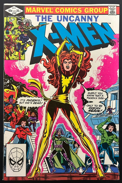 THE UNCANNY X-MEN #157 [MARVEL COMICS] DIRECT 1982 NM-