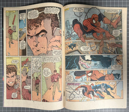 🔑 AMAZING SPIDER-MAN #346 [MARVEL COMICS] DIRECT *ERIK LARSEN COVER* 1991 VF