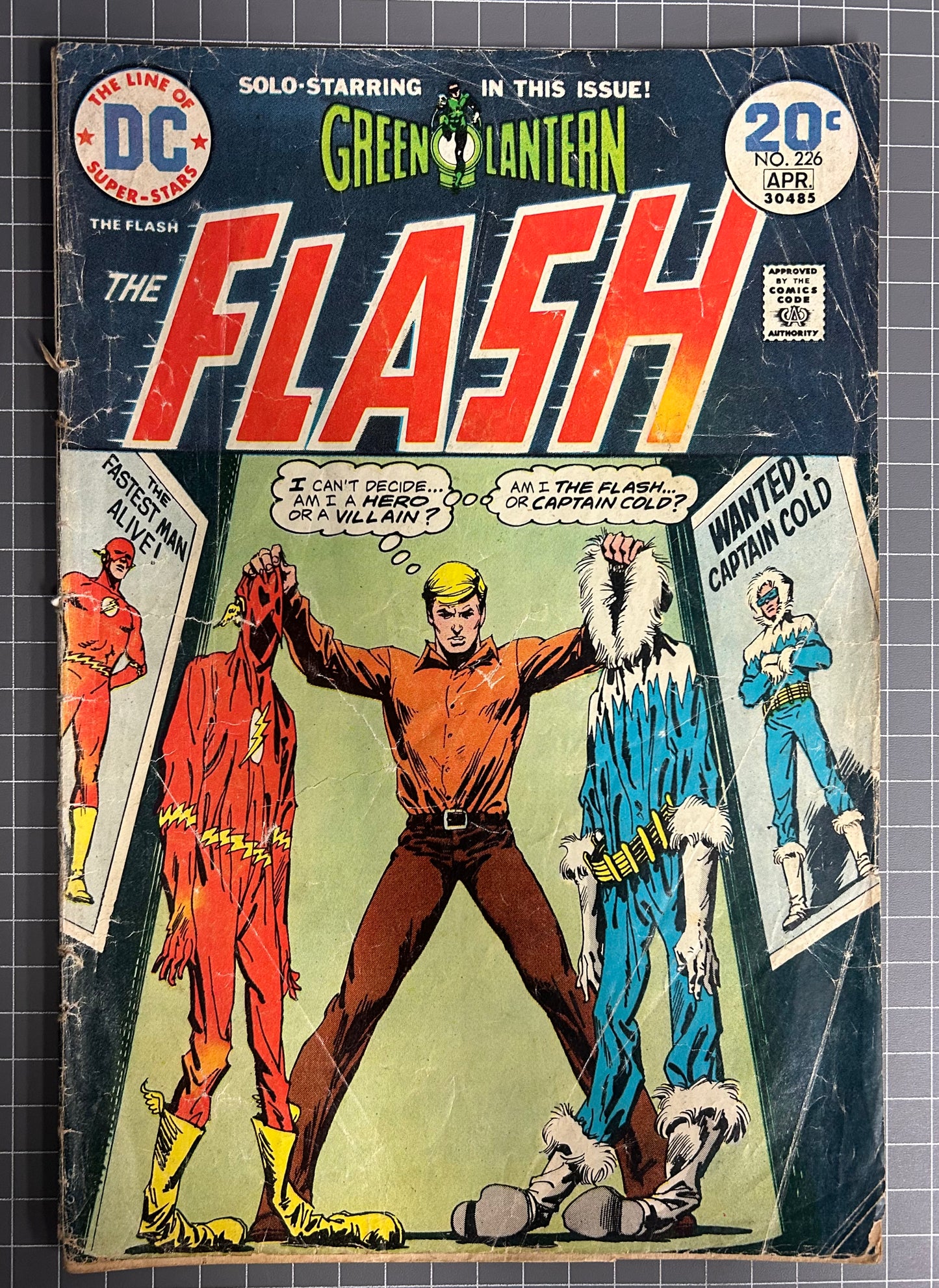 THE FLASH #226 [DC COMICS] DIRECT 1974 GD