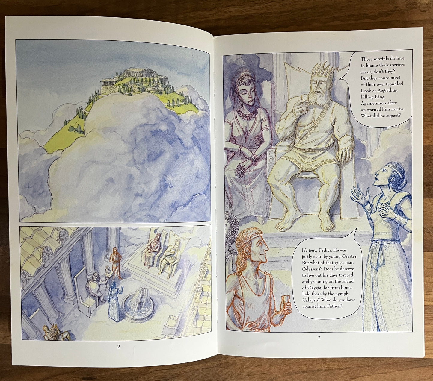 The Odyssey: A Graphic Novel by Gareth Hinds (Based on Homer's Epic Poem))