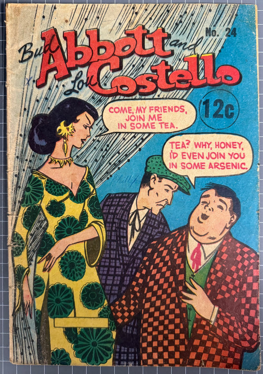 BUD ABBOTT AND LOU COSTELLO #24 (PAGE PUBLICATIONS) AUSTRALIAN COMIC 1969