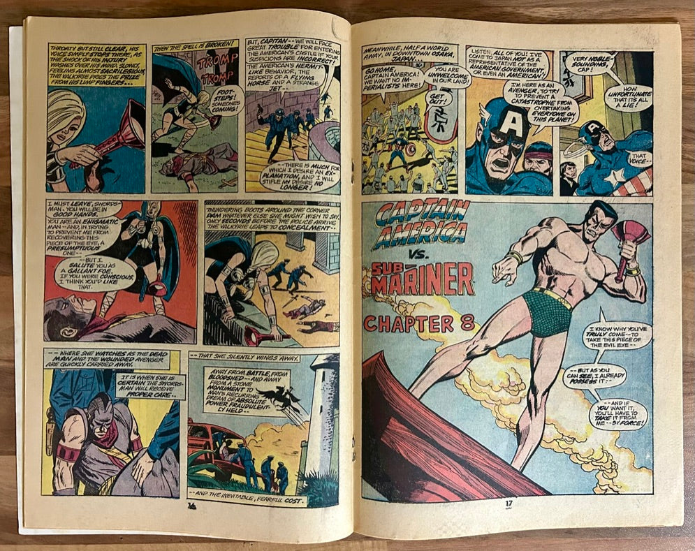 🔑 THE AVENGERS #117 [MARVEL COMIC] *AVENGERS/DEFENDERS WAR* 1973
