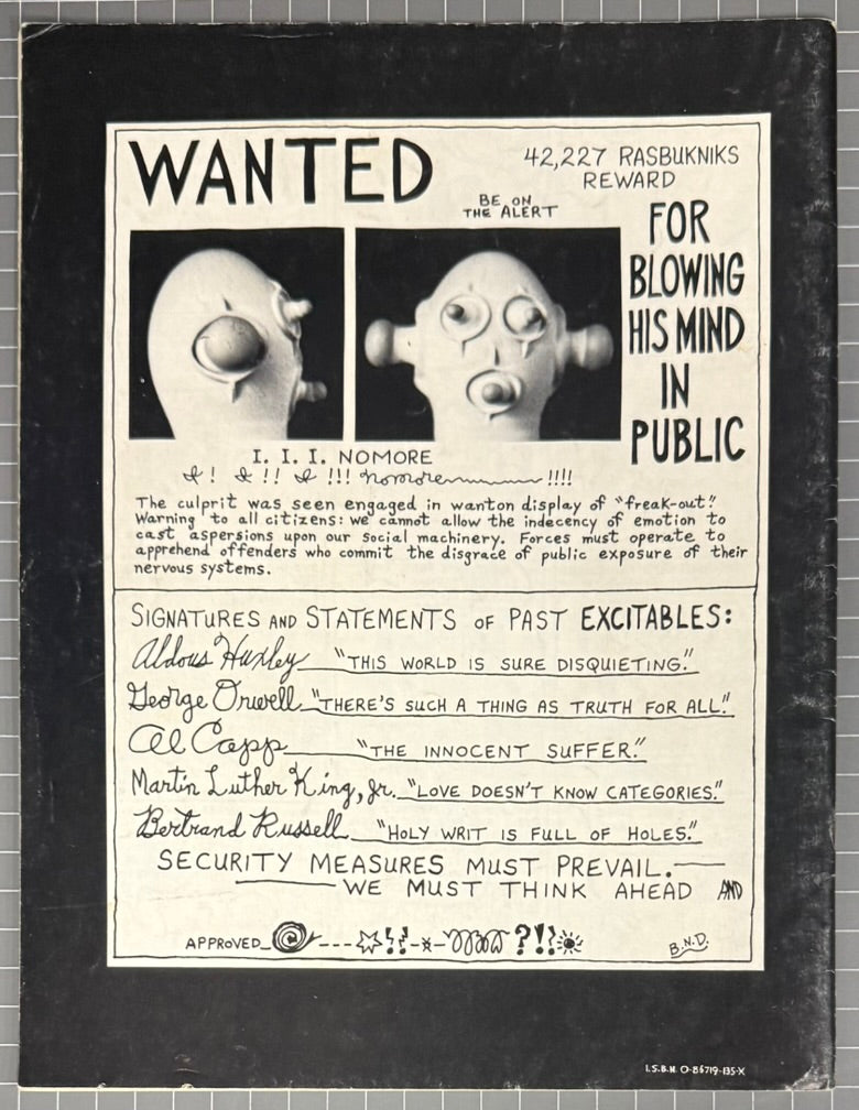 WEIRDO #4 [LAST GASP] HORROR MAGAZINE 1982 FN+