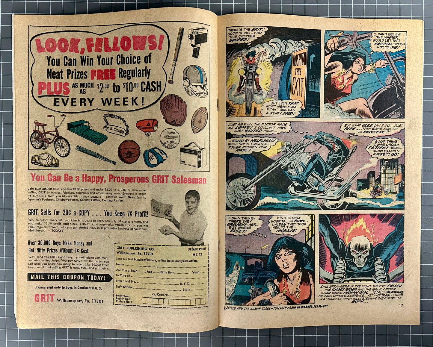 🔑 MARVEL SPOTLIGHT #10 [MARVEL COMICS] DIRECT *WITCHWOMAN DEBUT* 1973 VG-