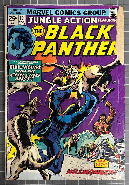 JUNGLE ACTION #12 [MARVEL COMICS] DIRECT 1974