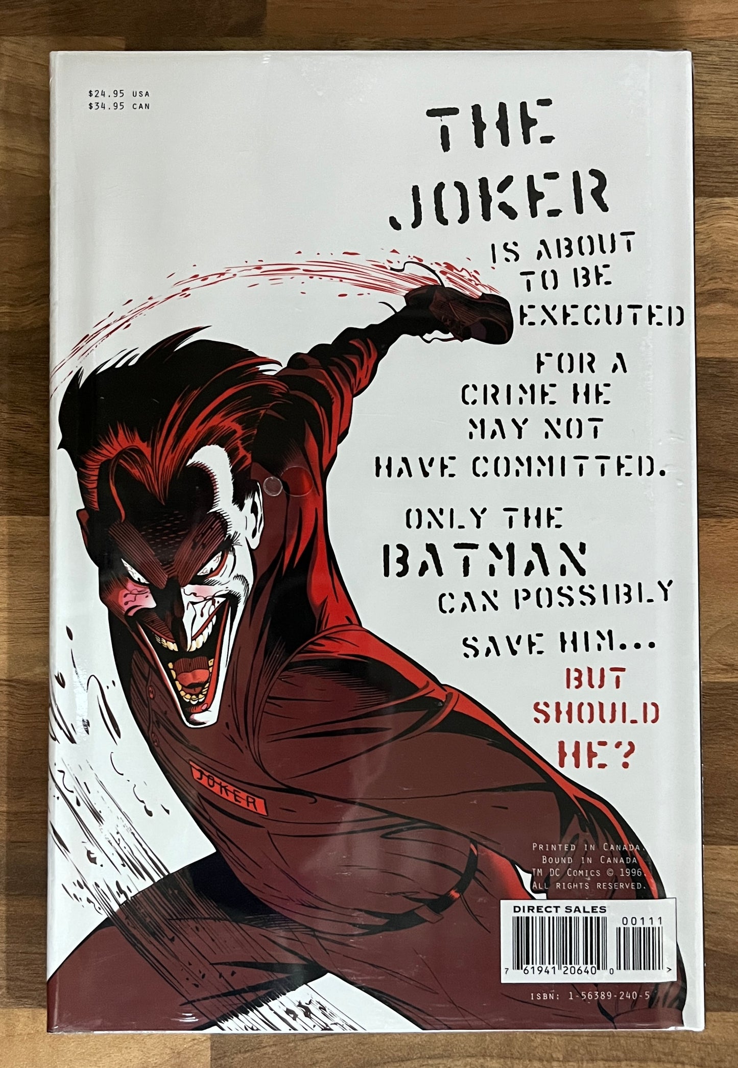 The Joker: Devil's Advocate Hardcover DC Comics Chuck Dixon OOP HC/DJ SEALED