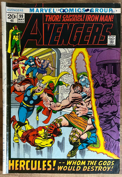 THE AVENGERS #99 [MARVEL COMICS] 1972 GD