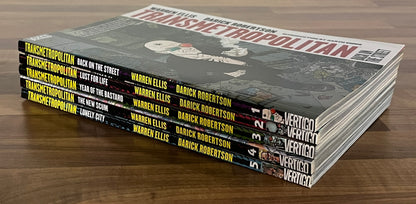 TRANSMETROPOLITAN Vols. 1 2 3 4 5 Warren Ellis Vertigo 1st Ed. 2009 TPB Vertigo