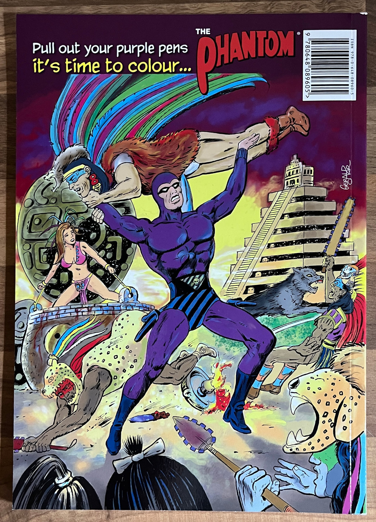 THE PHANTOM COLOURING BOOK NO 1 [FREW] 2017 BRAND NEW