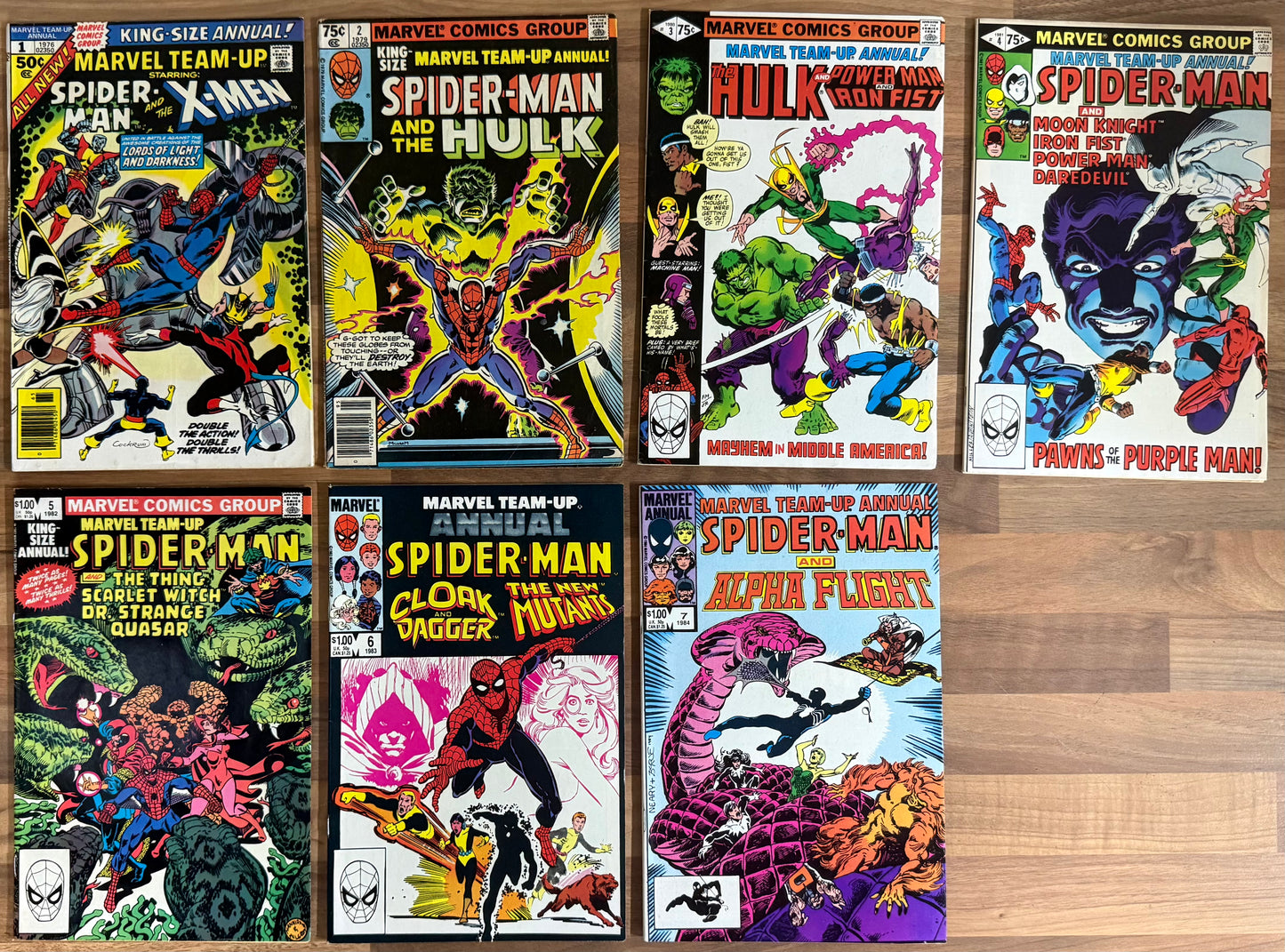 🔑 MARVEL TEAM-UP #1-150 + ANNUALS #1-7 COMPLETE SERIES 1972