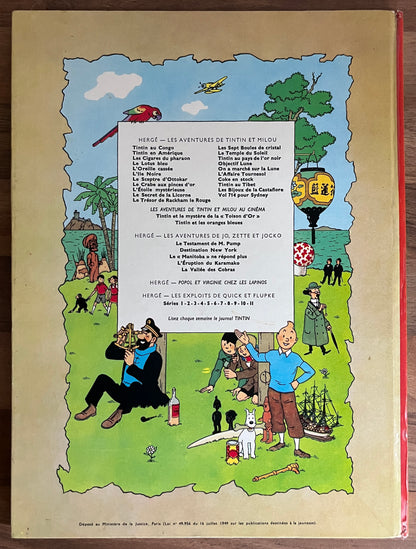 Les Aventures de Tintin: Vol 714 Pour Sydney HC. 1st Ed. 1968 Casterman "RARE"