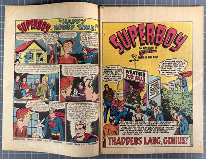 SUPERBOY #101 [COLOUR COMICS] AUSTRALIAN PRE-DECIMAL *SCARCE* 1957