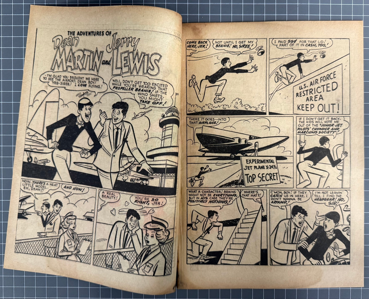 ADVENTURES OF DEAN MARTIN AND JERRY LEWIS #16 [FREW] AUSTRALIAN COMIC 1957