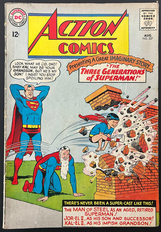 ACTION COMICS #327 [DC COMICS] DIRECT 1965 VG-