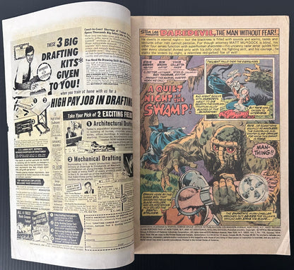 DAREDEVIL #114 [MARVEL COMICS] DIRECT 1974 VG
