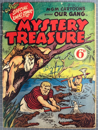 M-G-M CARTOONS PRESENTS OUR GANG IN MYSTERY TREASURE #6 (ROSNOCK) COMIC 1950