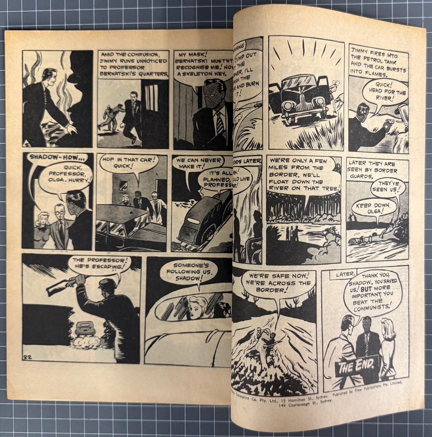 THE SHADOW #67 [FREW PUBLICATIONS] AUSTRALIAN PRE-DECIMAL COMIC 1959