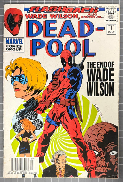 FLASHBACK: DEADPOOL #-1 [MARVEL COMICS] DIRECT 1997 VG+