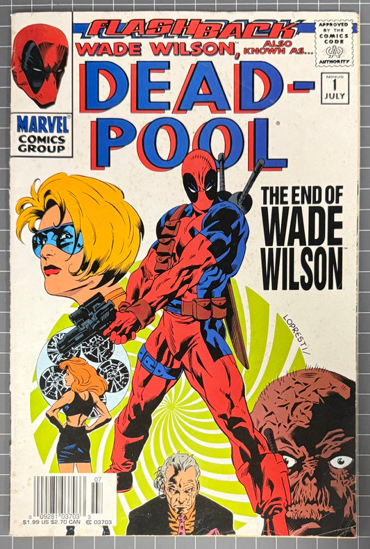 FLASHBACK: DEADPOOL #-1 [MARVEL COMICS] DIRECT 1997 VG+