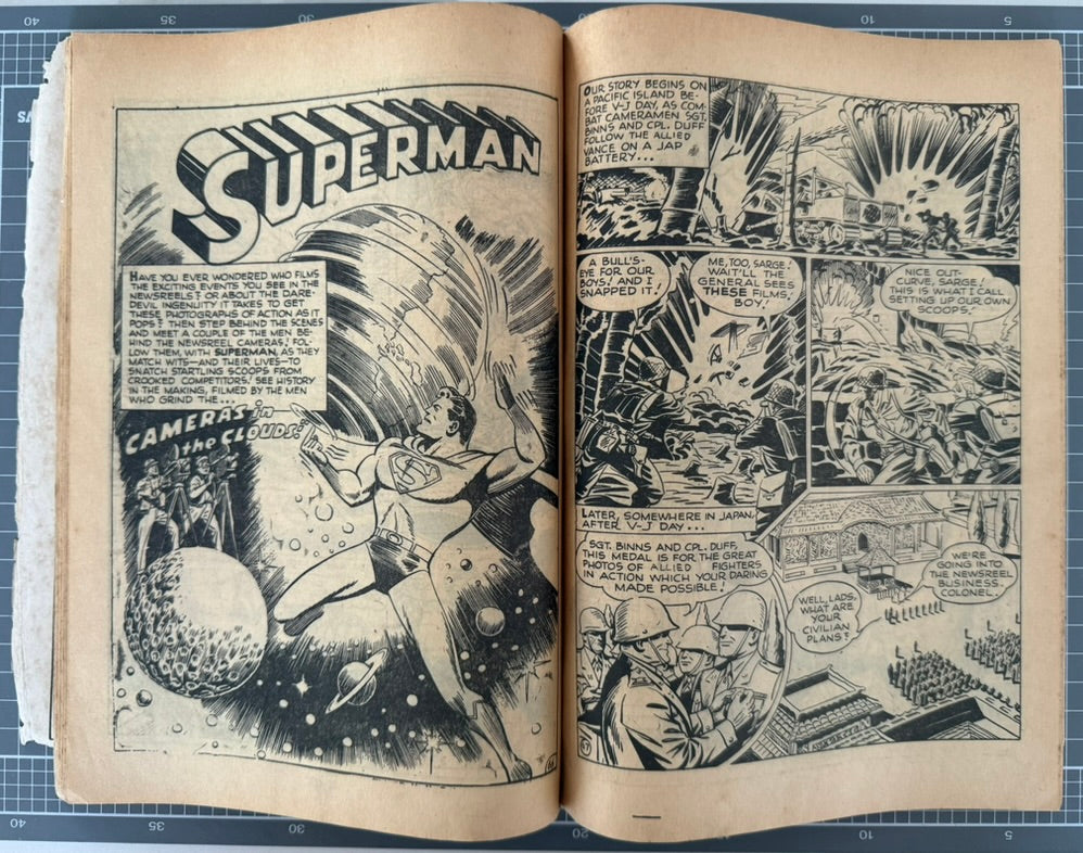🔑 CENTURY THE 100 PAGE COMIC MONTHLY #10 [COLOUR COMICS] AUSTRALIAN DC 1957