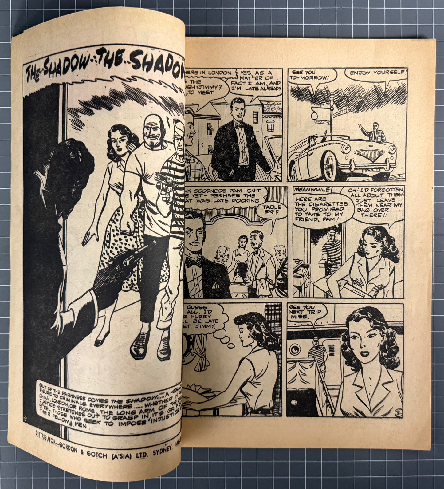 THE SHADOW #102 [TRICHO] AUSTRALIAN PRE-DECIMAL COMIC 1963