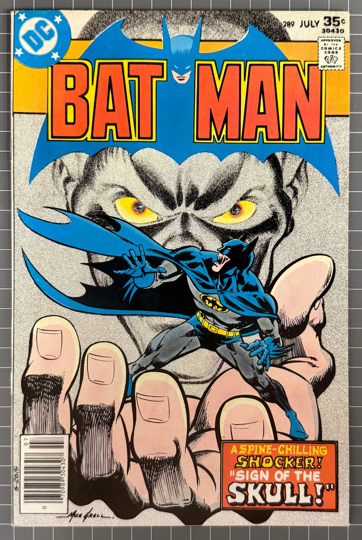 BATMAN #289 [DC COMICS] *MIKE GRELL COVER* 1977 VF