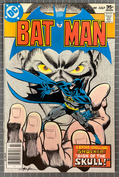 BATMAN #289 [DC COMICS] *MIKE GRELL COVER* 1977 VF