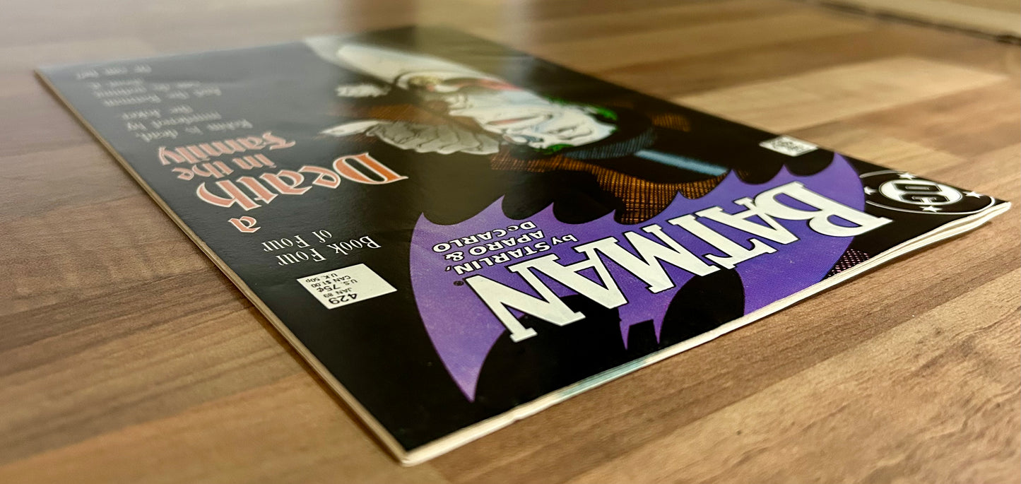 BATMAN #429 [DC COMICS] DIRECT 1989 VF