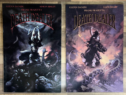 FRANK FRAZETTA'S DEATH DEALER #1-2 [GLENN DANZIG] TPB 1995-1996 1ST PRINTING