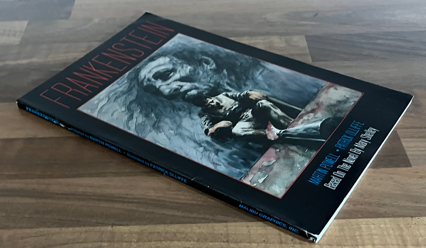 Frankenstein Graphic Novel M. Powell, P. Olliffe, Based on The Novel by Mary Shelley