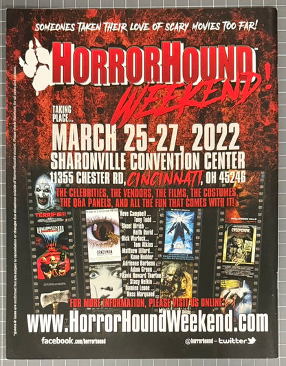 HORRORHOUND #91 [HORRORHOUND] HORROR MAGAZINE 2021 FN/VF