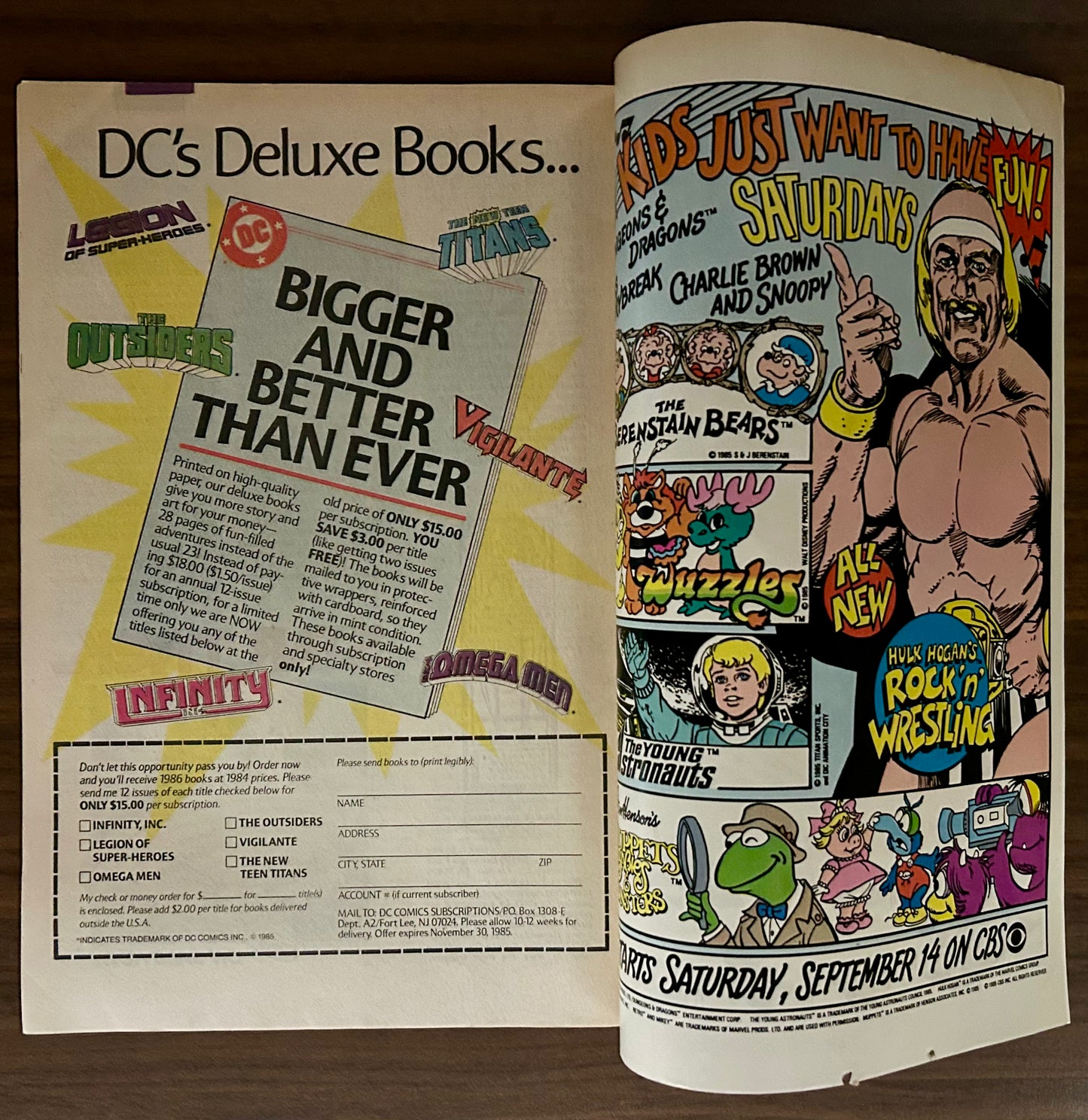 DETECTIVE COMICS #557 [DC COMICS] NEWSSTAND 1985 FN+