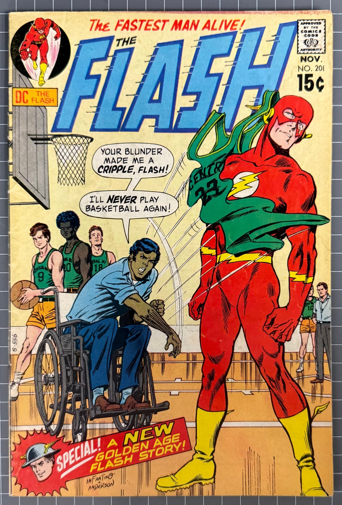 THE FLASH #201 [DC COMICS] 1970 VG