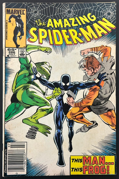 THE AMAZING SPIDER-MAN #266 [MARVEL COMICS] NEWSSTAND 1985 VG/FN