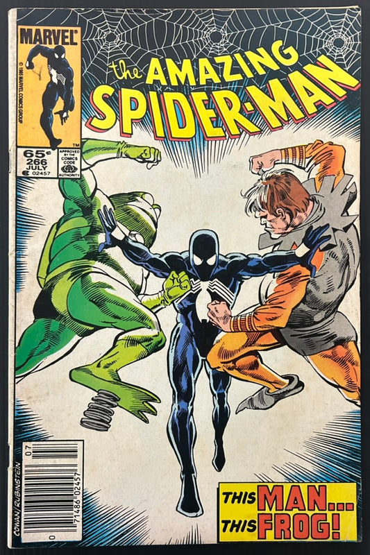 THE AMAZING SPIDER-MAN #266 [MARVEL COMICS] NEWSSTAND 1985 VG/FN