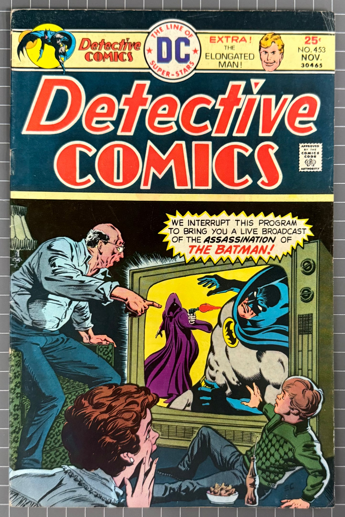 DETECTIVE COMICS #453 [DC COMICS] 1975 FN/VF