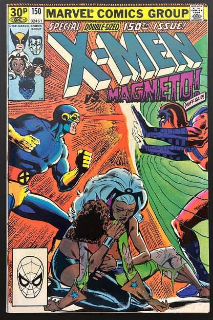 🔑 THE UNCANNY X-MEN #150 [MARVEL COMICS] *ORIGIN OF MAGNETO* DIRECT 1981 VF