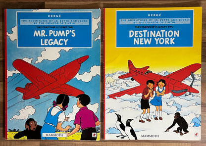 2 x The Stratoship H.22/Part One Mr. Pump's Legacy, Part Two Destination New York - Herge