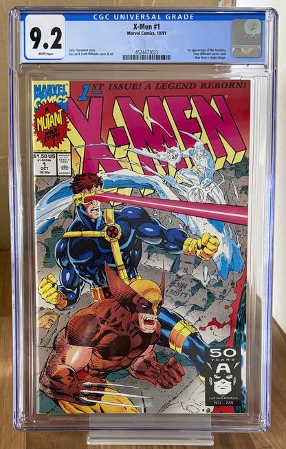 🔑 X-MEN #1 (COVER C) CGC 9.2 [MARVEL COMICS] DIRECT *1ST APP. ACOLYTES* 1991