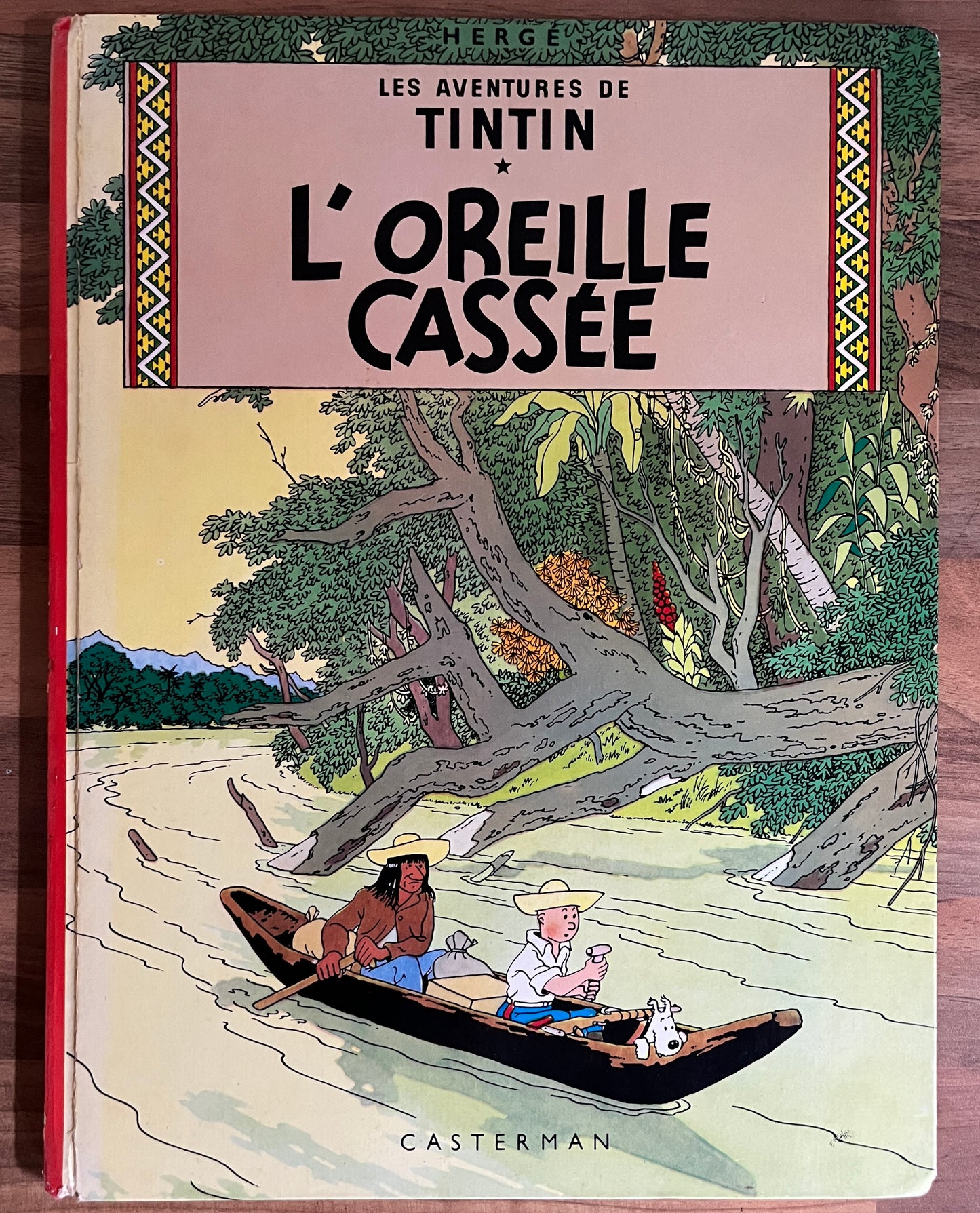 Les Aventures de Tintin L'Oreille Cassee, Casterman, French, Hardcover