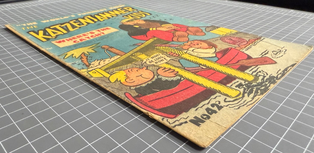 THE KATZENJAMMER KIDS #42 (ATLAS PUBLICATIONS) AUSTRALIAN PRE-DECIMAL COMIC 1955