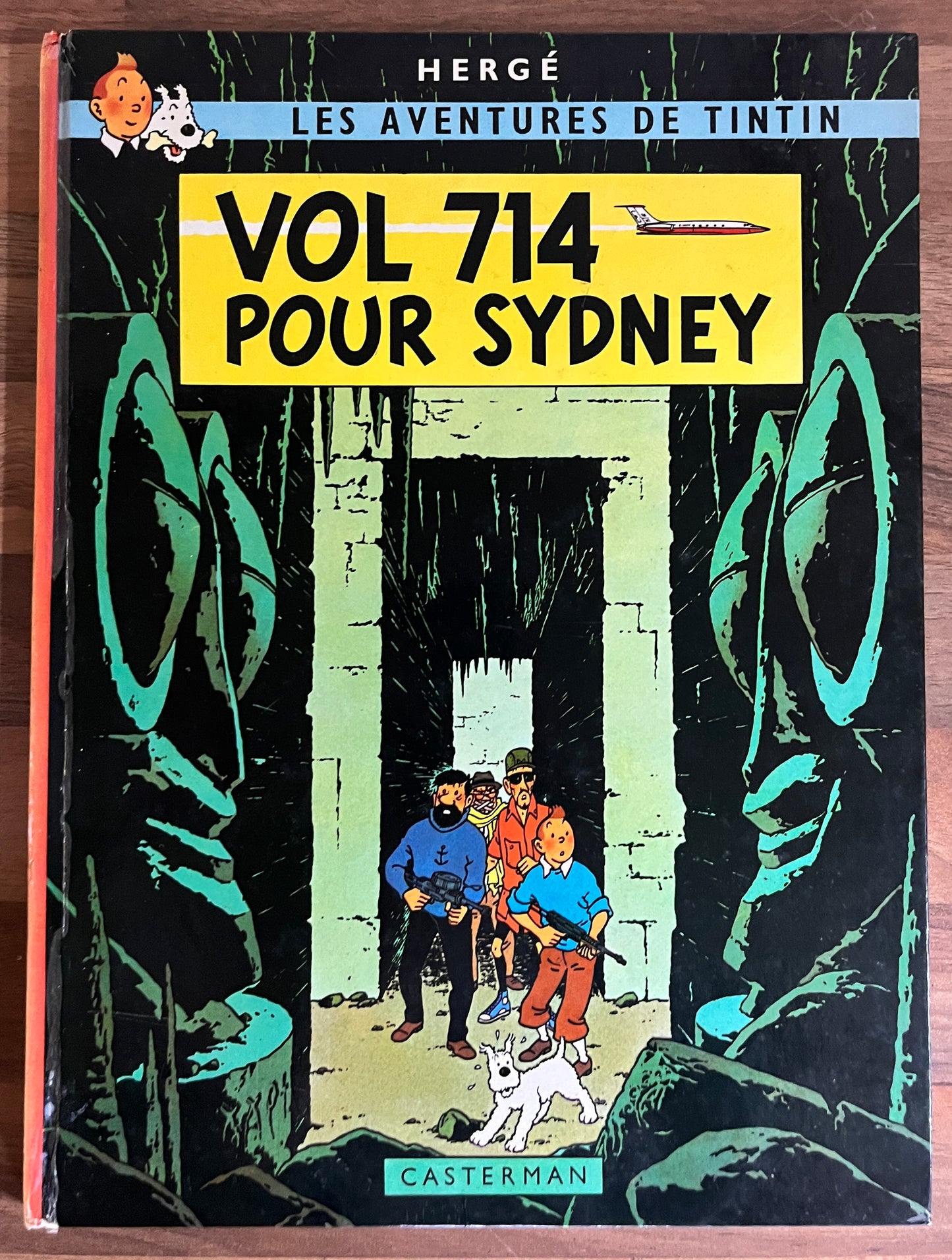 Les Aventures de Tintin: Vol 714 Pour Sydney HC. 1st Ed. 1968 Casterman "RARE"